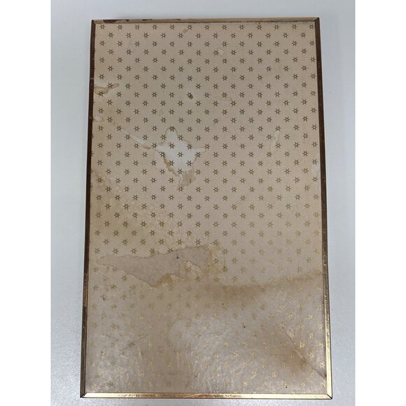 Atomic Sputnik Starburst Rhinestone Brooch Clip Earrings Set Two Tone Metal VTG - Picture 9 of 16